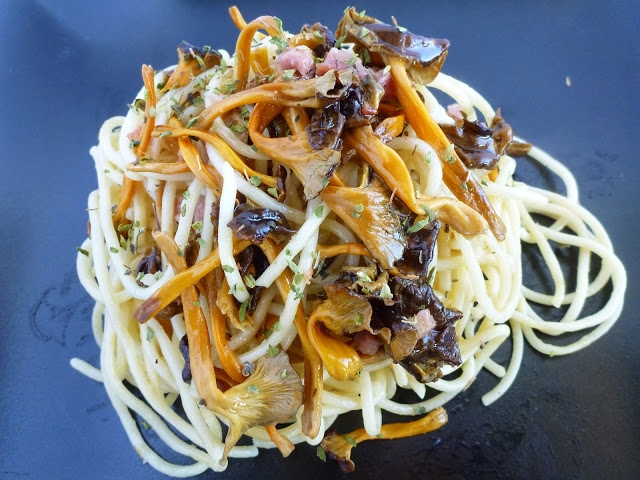 receptes amb camagrocs: espaguettis amb camagrocs